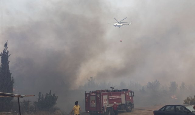 Mersin Büyükşehir Belediyesi, tüm ekipleri ile yangın bölgesinde seferber oldu