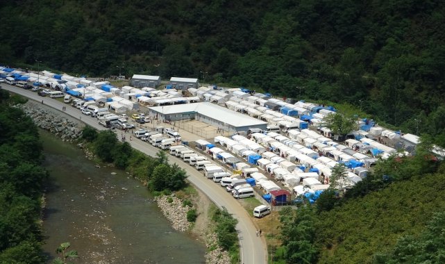 Mevsimlik tarım işçileri fındık hasadı için Ordu&#039;da