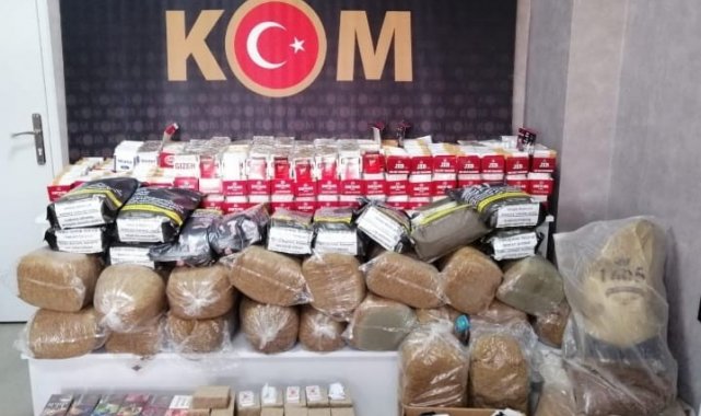 Nazilli&#039;de çok sayıda kaçak sigara ele geçirildi