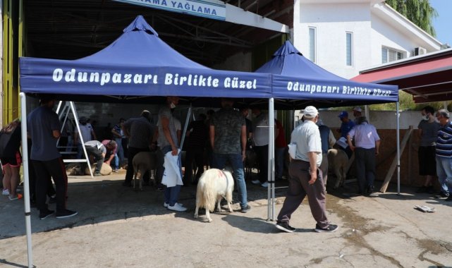 Odunpazarı Belediyesinin ücretsiz kurban kesim yeri tam not aldı