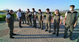Orman yangınlarına karşı tedbirler denetlendi