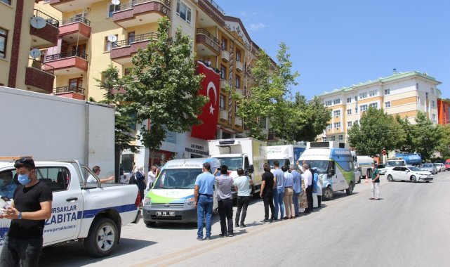 Pursaklar Belediyesinden, kızının çeyizi yanan Gülsüm Uysal'a yardım eli