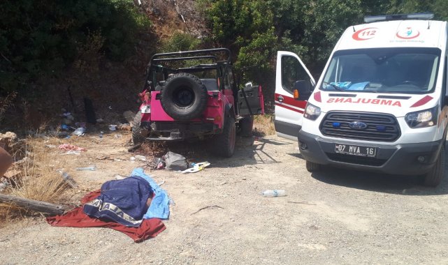 Safari aracı devrildi: 1 ölü, 9 yaralı