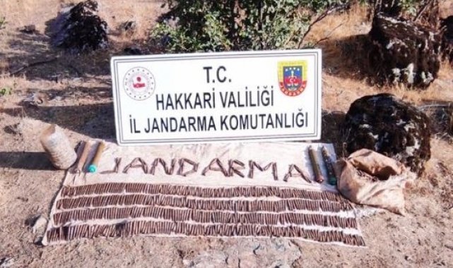 Şemdinli'de çok sayıda mühimmat ele geçirildi
