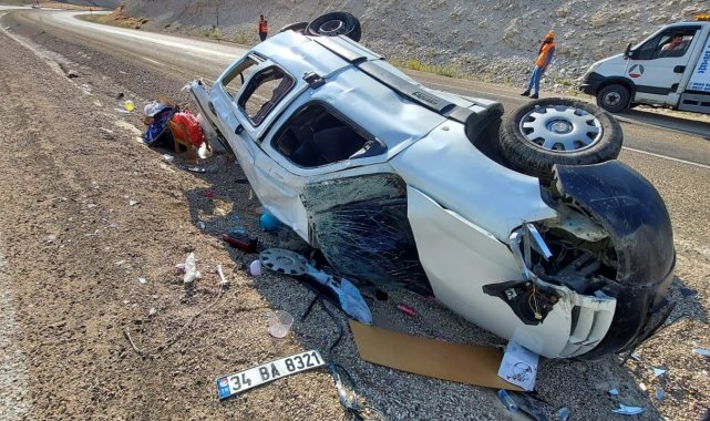 Sivas'ta trafik kazası 4 yaralı