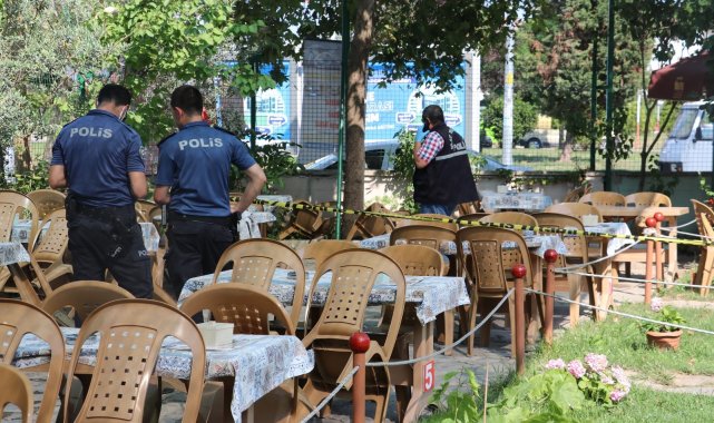 Tartıştığı husumetlisine çay bahçesinde kurşun yağdırdı