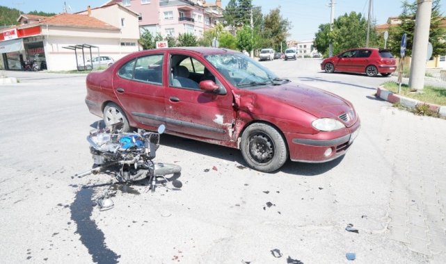 Tavşanlı&#039;da trafik kazası: 1 yaralı