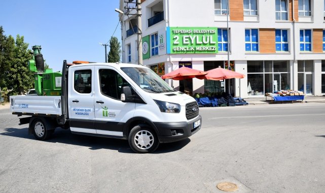 Tepebaşı'nda ilaçlama çalışmaları hız kesmeden sürüyor