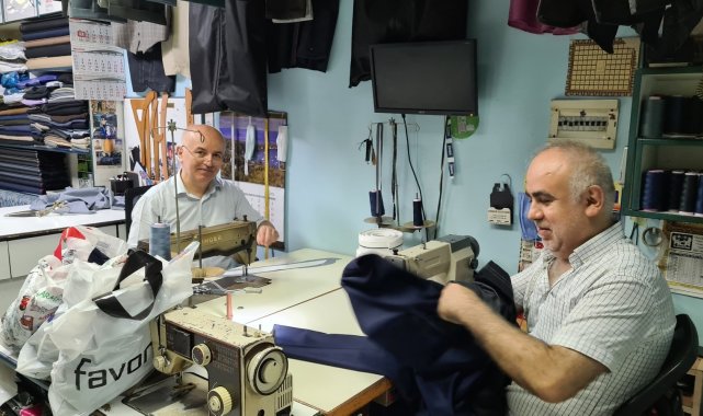 Terzilerde bayram yoğunluğu yaşanıyor