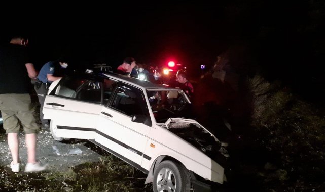 Tokat'ta iki otomobil çarpıştı: 7 yaralı