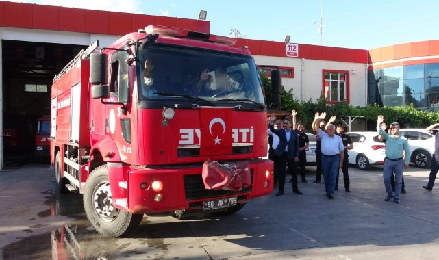 Tokat'tan yangın bölgesine destek