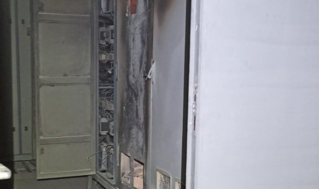 Trafodan çıkan yangına ekipler müdahale etti