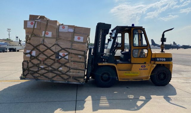 Türkiye'den Tunus'a tıbbi malzeme yardımı