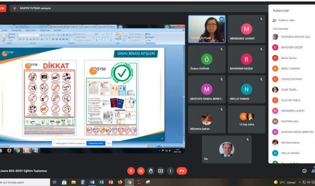 Uşak'ta KPSS güvenlik toplantısı düzenlendi
