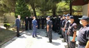 Vali Aktaş, çalışanları ziyaret etti