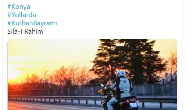 Vali Yerlikaya motosikleti ile memleketine gitti