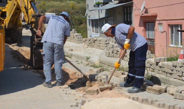 Yol düzenleme çalışmaları devam ediyor