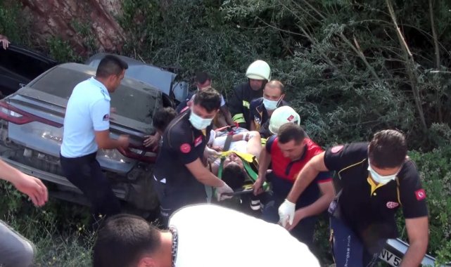 Yozgat'ta trafik kazası 1 ölü 4 yaralı