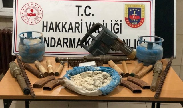 Yüksekova&#039;da &quot;Büyükçiftlik-2 Operasyonu&quot;nda mühimmat ele geçirildi