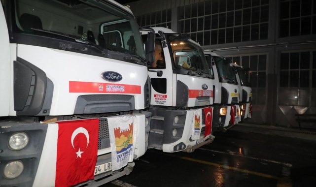 Zeytinburnu Belediyesi&#039;nden yangın bölgelerine destek