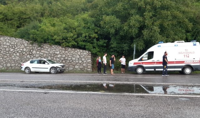 Zonguldak'ta trafik kazası: 3 yaralı