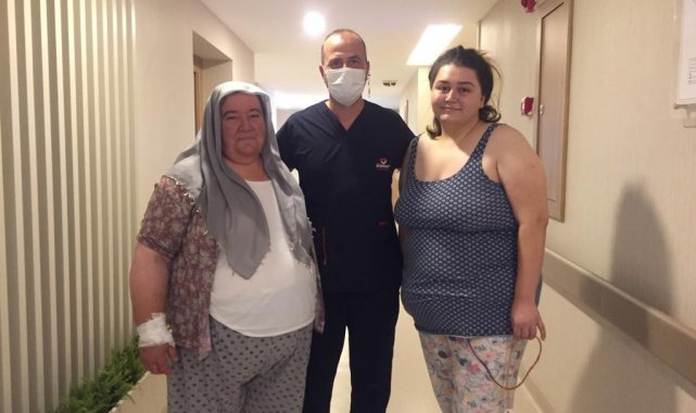 134 kilo ağırlığındaki babaanne ve torunu aynı gün obeziteden kurtuldu