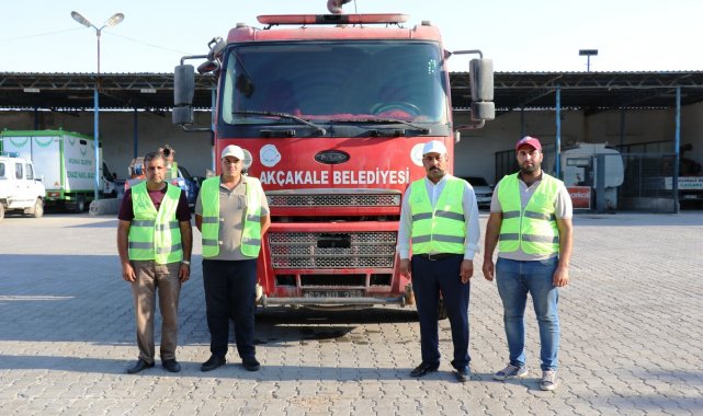 Akçakale&#039;den Manavgat&#039;a itfaiye desteği
