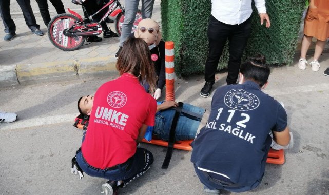 Aksaray&#039;da otomobil ile motosiklet çarpıştı: 1 yaralı