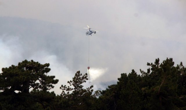 Alevler TRT vericilerine 500 metre yaklaştı