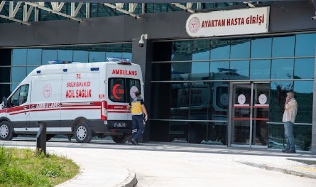 Alüminyum pres makinesine ayağını sıkıştıran işçi yaralandı