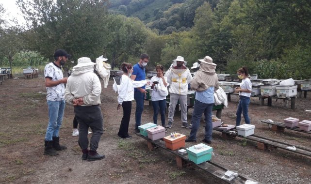 Arıcılık kursunun eğitimleri başarıyla tamamlandı