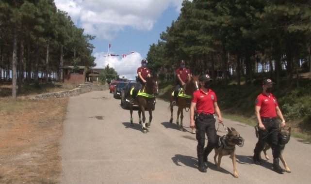 Aydos Orman'ında yangınlara karşı denetim