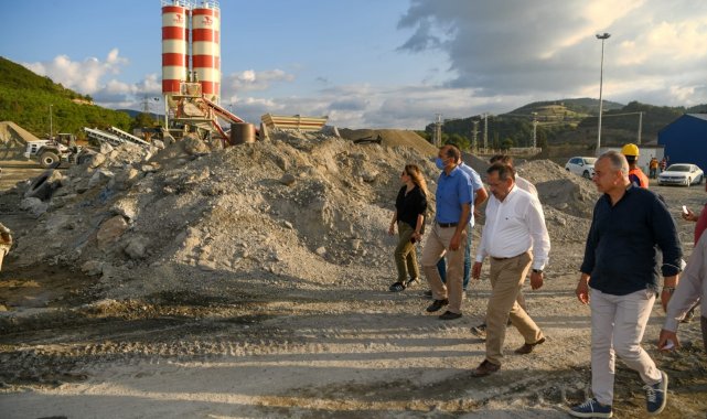 Bafra Mobil Beton Santrali üretime başlıyor