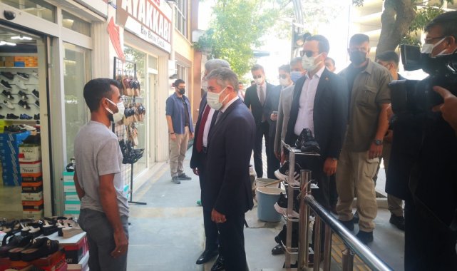 Bakan Yardımcısı Nebati, Van esnafını ziyaret etti