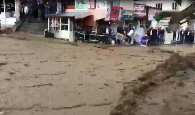 Başkale&#039;yi sel vurdu