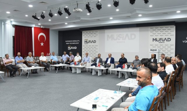 Başkan Altay, MÜSİAD Konya&#039;da iş adamlarıyla buluştu