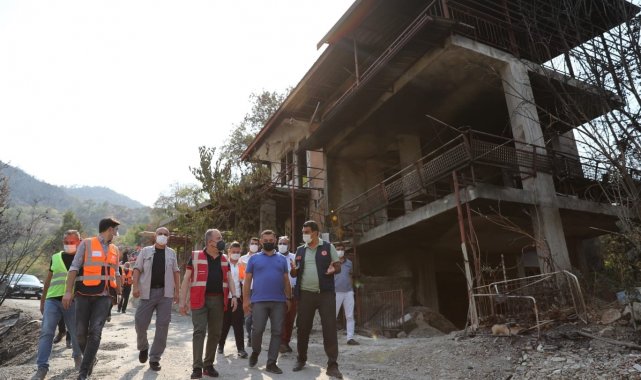 Başkan Böcek, Alanya Güzelbağ ve Bayır&#039;da