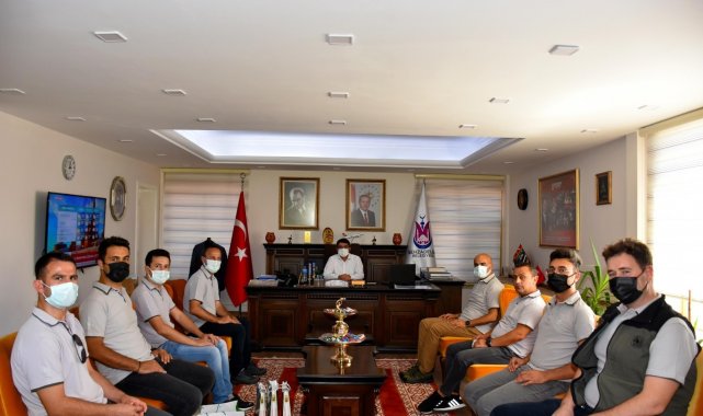 Başkan Çelik ormanların fedakar kahramanlarını ağırladı