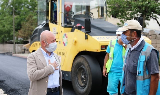 Başkan Çolakbayrakdar: &quot;Daha modern Kocasinan için daha konforlu yollar yapıyoruz&quot;