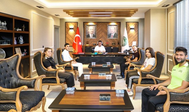 Başkan Doğan: &quot;Sporcularımızın daima arkasındayız&quot;