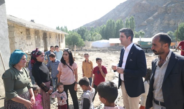 Başkan Gökhan Yüksel ve İBB heyetinden, Van'da sel mağdurlarına ziyaret