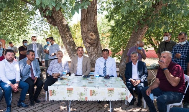 Başkan Gürkan, Arapgir ilçesinde incelemelerde bulundu