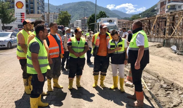 Başkan Vidinlioğlu, Bozkurt&#039;taki çalışmaları yakından takip ediyor