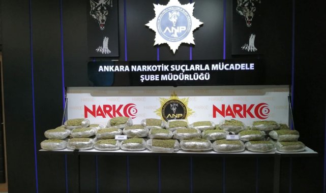 Başkent&#039;te zehir tacirlerine darbe: 62 kilo esrar ele geçirildi