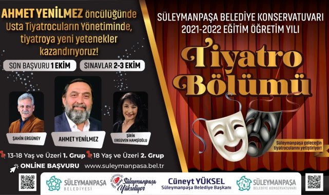 Belediye Konservatuvarı Tiyatro Bölümü yeniden açılıyor