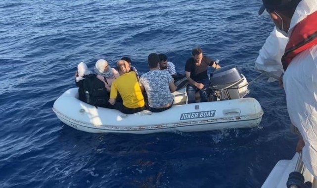 Bodrum&#039;da 6 düzensiz göçmen kurtarıldı