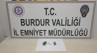 Burdur'da uyuşturucu operasyonuna 1 tutuklama