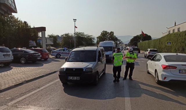Bursa jandarmasından servis sürücülerine sıkı denetim