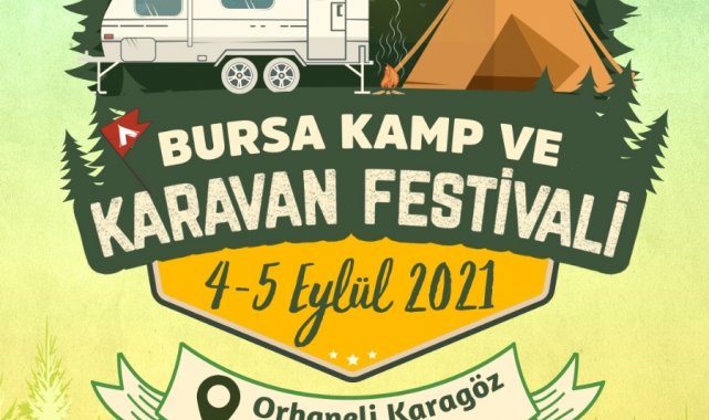 Bursa kamp ve karavan festivali başlıyor