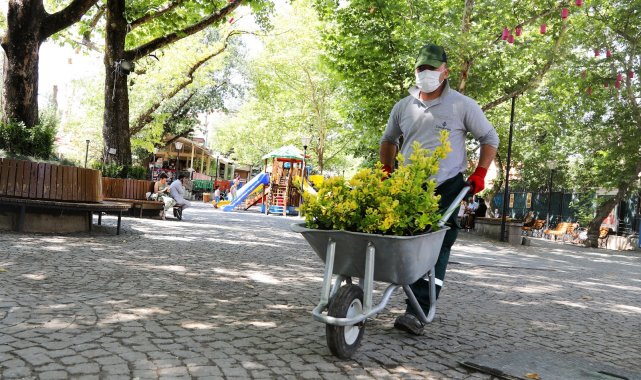 Çankaya parklarında sonbahar hazırlığı